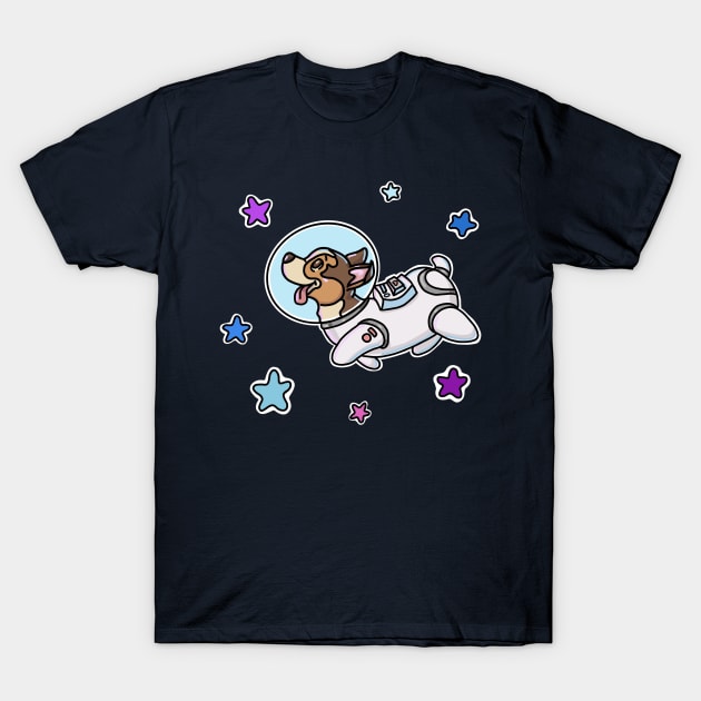 Astro Puppy T-Shirt by Artbysusant 